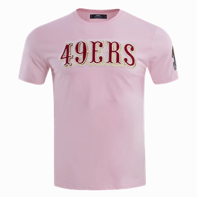 NFL SAN FRANCISCO 49ERS CLASSIC CHENILLE   TEE (PINK)
