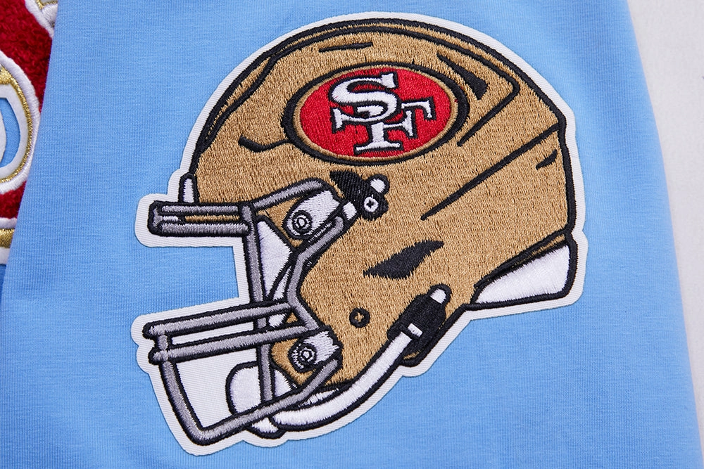 NFL SAN FRANCISCO 49ERS CLASSIC CHENILLE   TEE (UNIVERSITY BLUE)