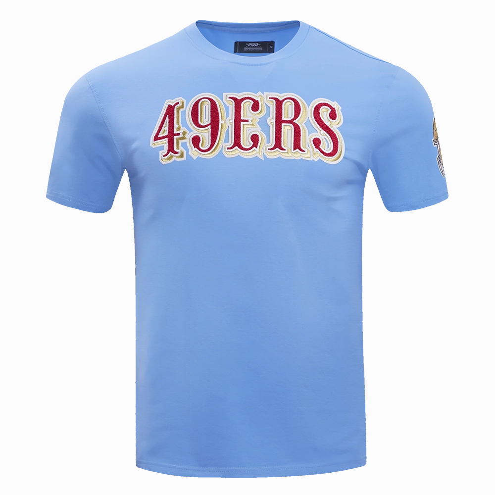 NFL SAN FRANCISCO 49ERS CLASSIC CHENILLE   TEE (UNIVERSITY BLUE)