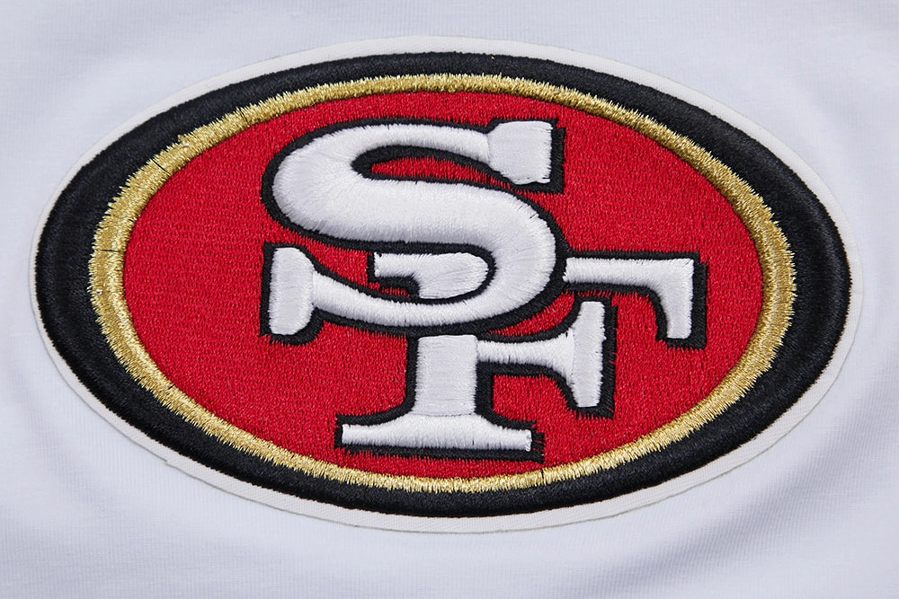 NFL SAN FRANCISCO 49ERS CLASSIC CHENILLE   TEE (WHITE)