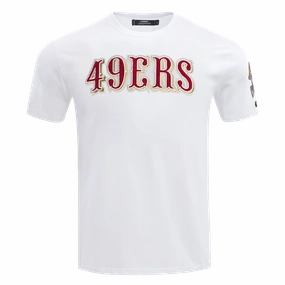 NFL SAN FRANCISCO 49ERS CLASSIC CHENILLE   TEE (WHITE)