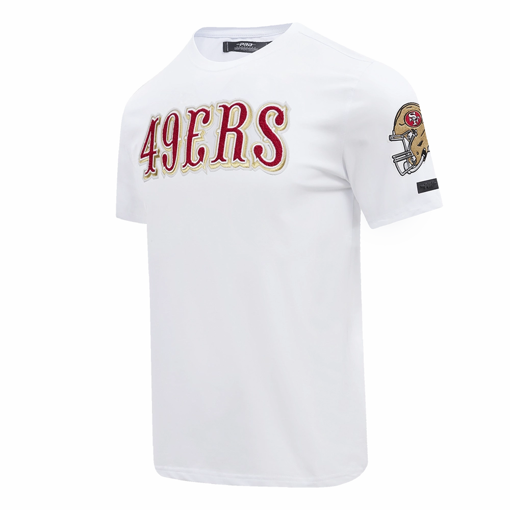 NFL SAN FRANCISCO 49ERS CLASSIC CHENILLE   TEE (WHITE)