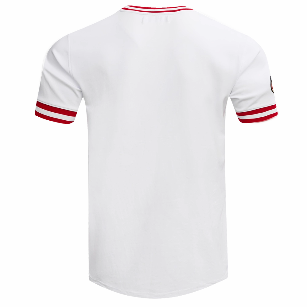NFL SAN FRANCISCO 49ERS CLASSIC CHENILLE DOUBLE KNIT TEE (WHITE)