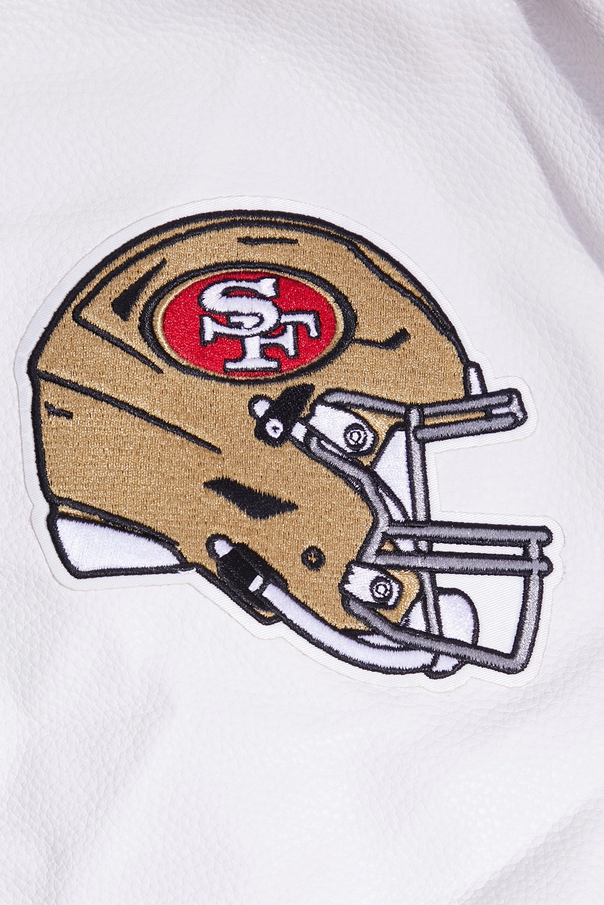 NFL SAN FRANCISCO 49ERS CLASSIC WOOL VARSITY JACKET (RED/WHITE)