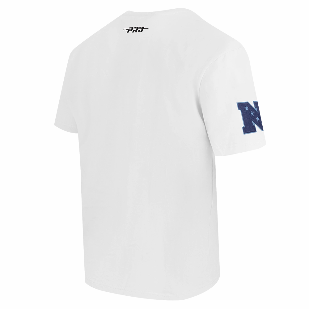 NFL SAN FRANCISCO 49ERS COUNTRY CLUB MEN'S COTTON JERSEY DROP SHOULDER TEE (WHITE)