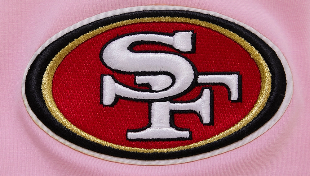 NFL SAN FRANCISCO 49ERS LOGO PRO TEAM MEN'S TEE (PINK)