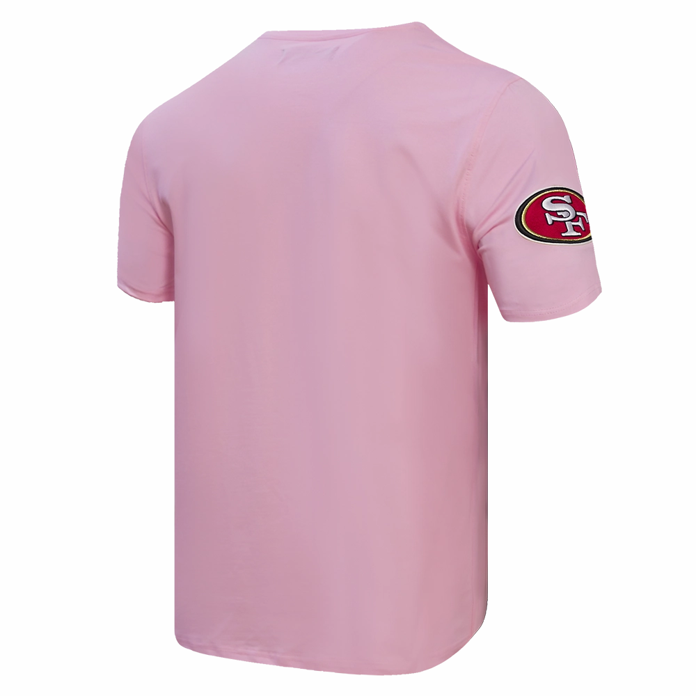NFL SAN FRANCISCO 49ERS LOGO PRO TEAM MEN'S TEE (PINK)
