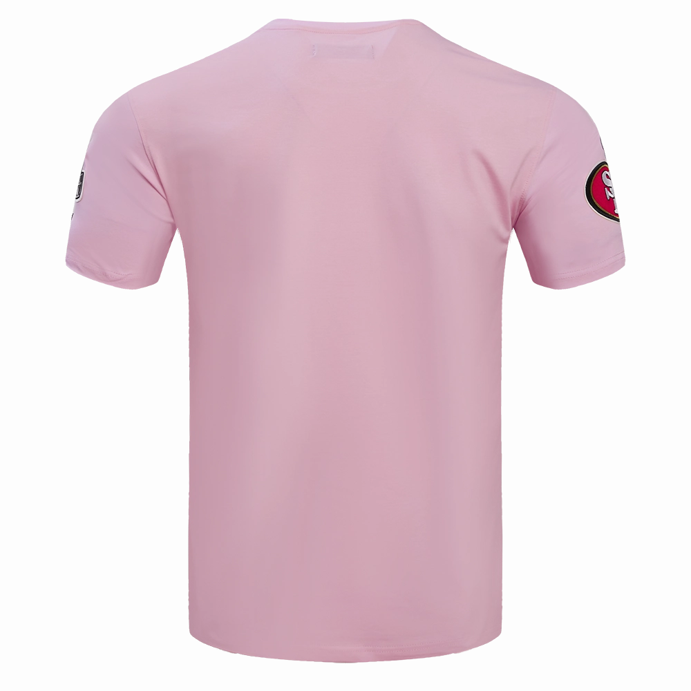 NFL SAN FRANCISCO 49ERS LOGO PRO TEAM MEN'S TEE (PINK)