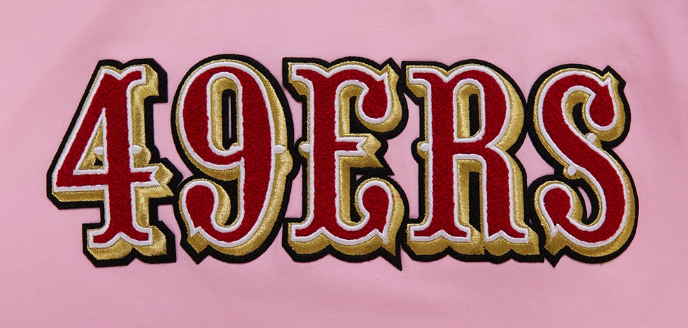 NFL SAN FRANCISCO 49ERS LOGO PRO TEAM MEN'S TEE (PINK)
