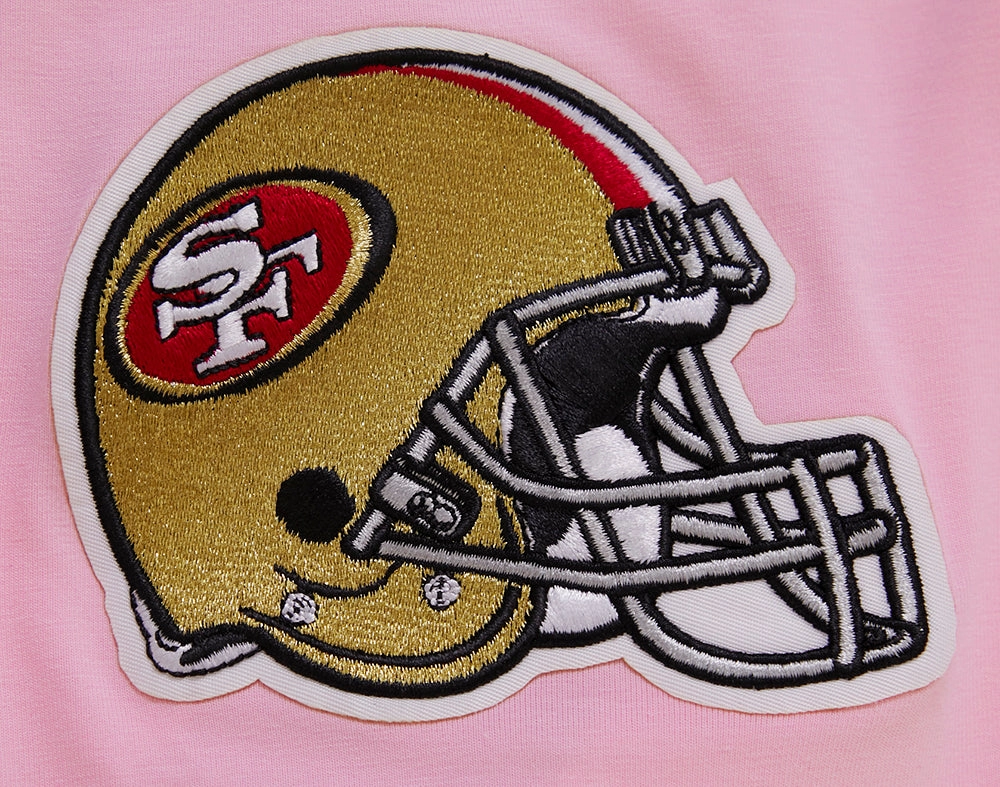 NFL SAN FRANCISCO 49ERS LOGO PRO TEAM MEN'S TEE (PINK)