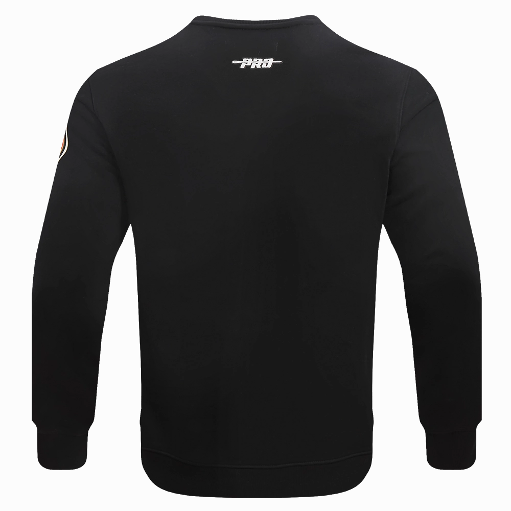 NFL SAN FRANCISCO 49ERS OLD ENGLISH MEN'S CREWNECK (BLACK)