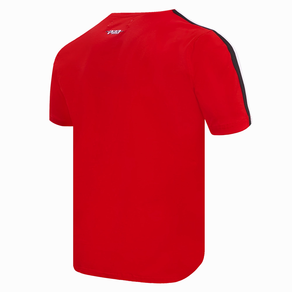 NFL SAN FRANCISCO 49ERS RETRO CLASSIC MEN'S STRIPED TEE (RED/BLACK)
