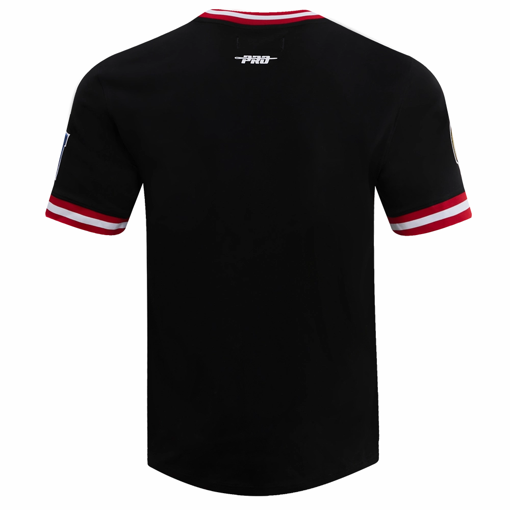 NFL SAN FRANCISCO 49ERS RETRO CLASSIC MEN'S TEE (BLACK/RED)
