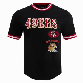 NFL SAN FRANCISCO 49ERS RETRO CLASSIC MEN'S TEE (BLACK/RED)