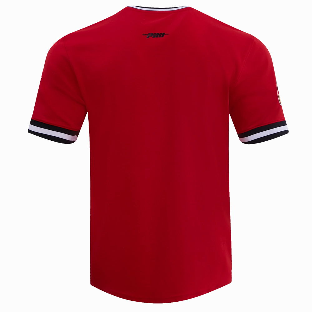 NFL SAN FRANCISCO 49ERS RETRO CLASSIC MEN'S TEE (RED/BLACK)