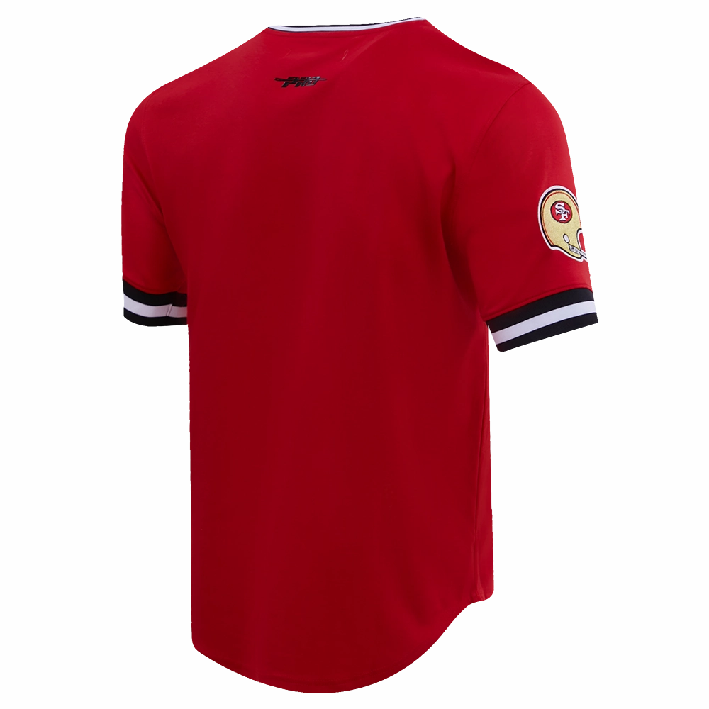 NFL SAN FRANCISCO 49ERS RETRO CLASSIC MEN'S TEE (RED/BLACK)