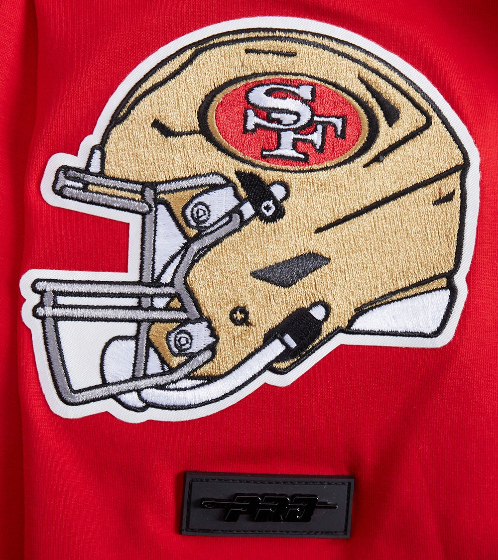 NFL SAN FRANCISCO 49ERS SCRIPT TAIL MEN'S   TEE (RED)