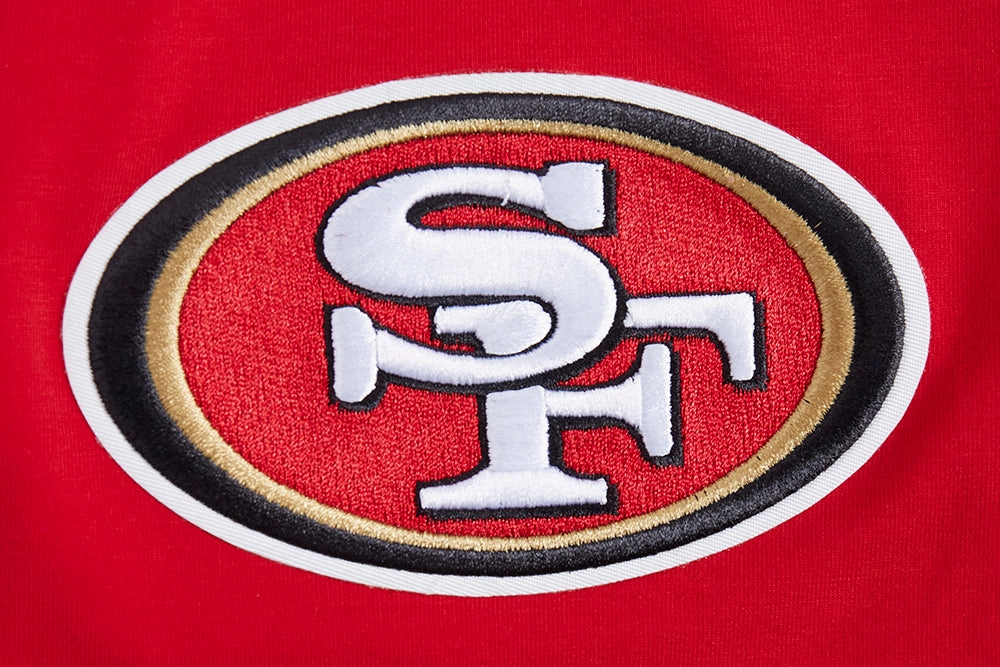 NFL SAN FRANCISCO 49ERS SCRIPT TAIL MEN'S   TEE (RED)