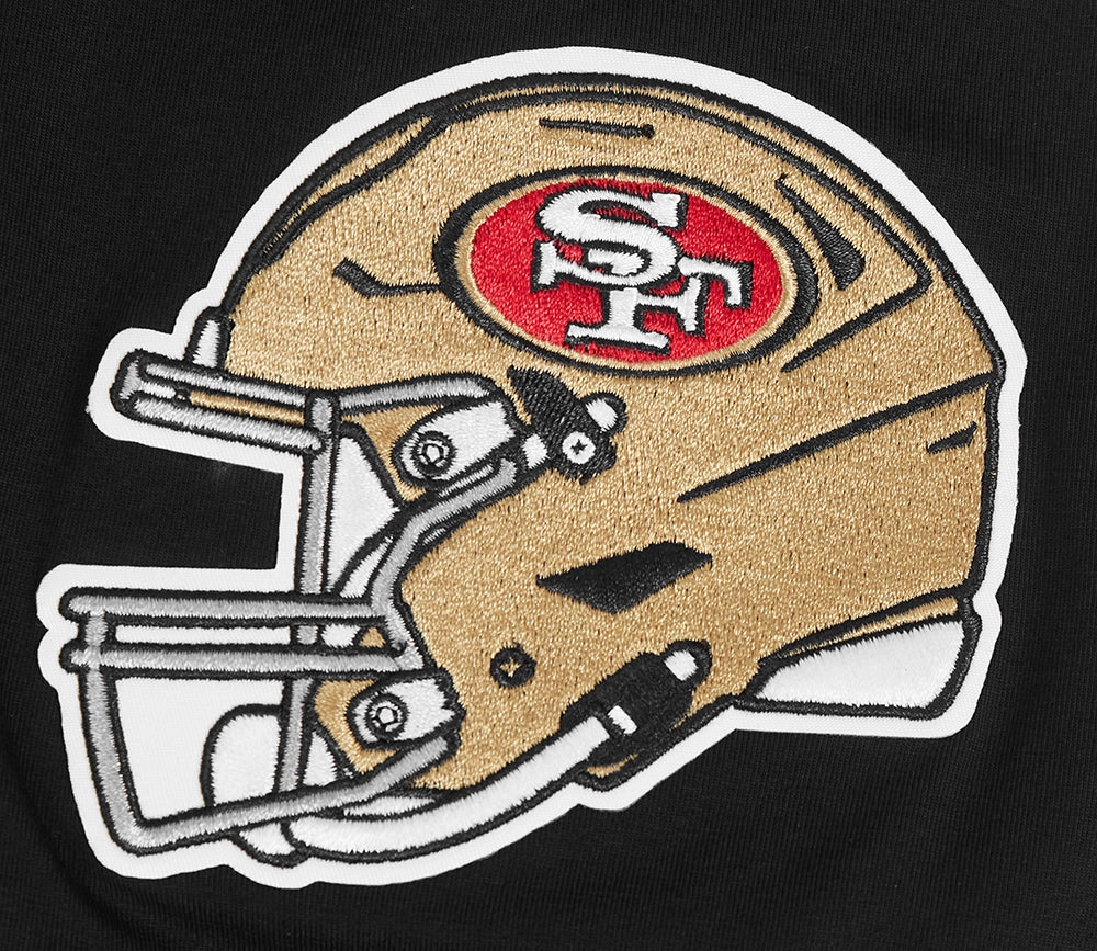 NFL SAN FRANCISCO 49ERS TACKLE TWILL MEN'S TEE (BLACK)