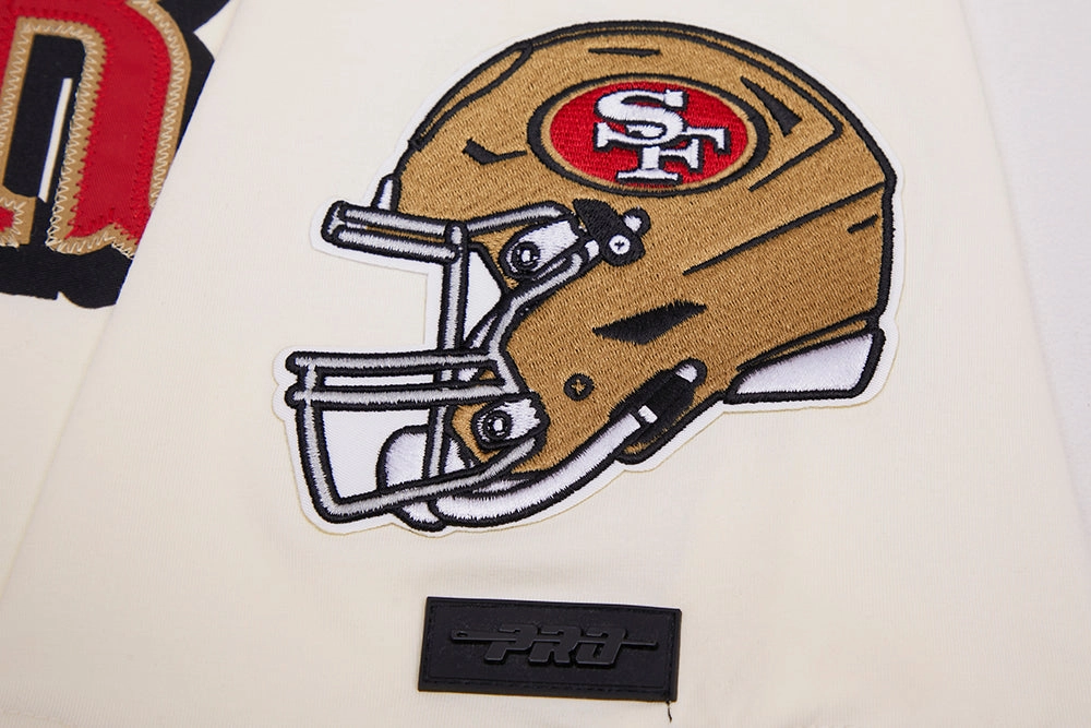 NFL SAN FRANCISCO 49ERS TACKLE TWILL MEN'S TEE (EGGSHELL)