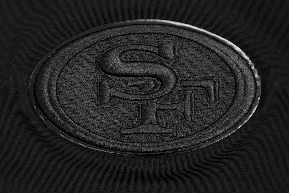 NFL SAN FRANCISCO 49ERS TRIPLE BLACK MEN'S TEE (TRIPLE BLACK)