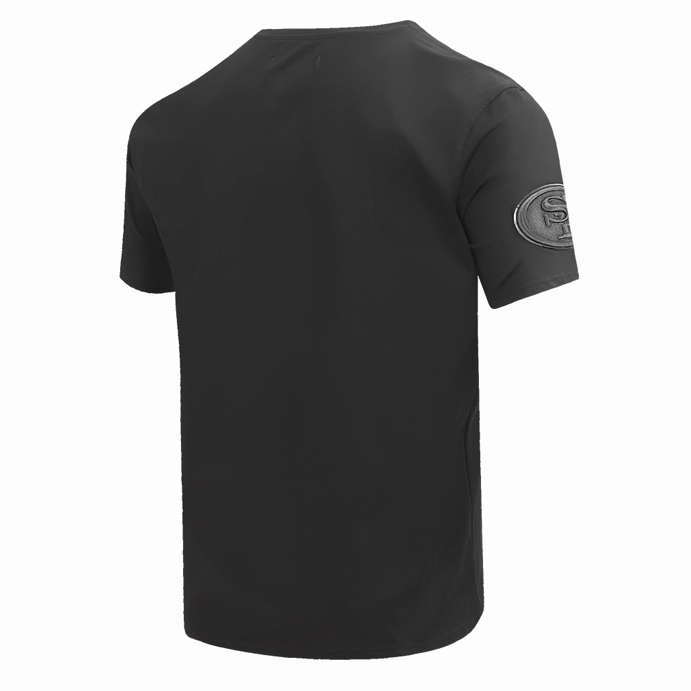NFL SAN FRANCISCO 49ERS TRIPLE BLACK MEN'S TEE (TRIPLE BLACK)