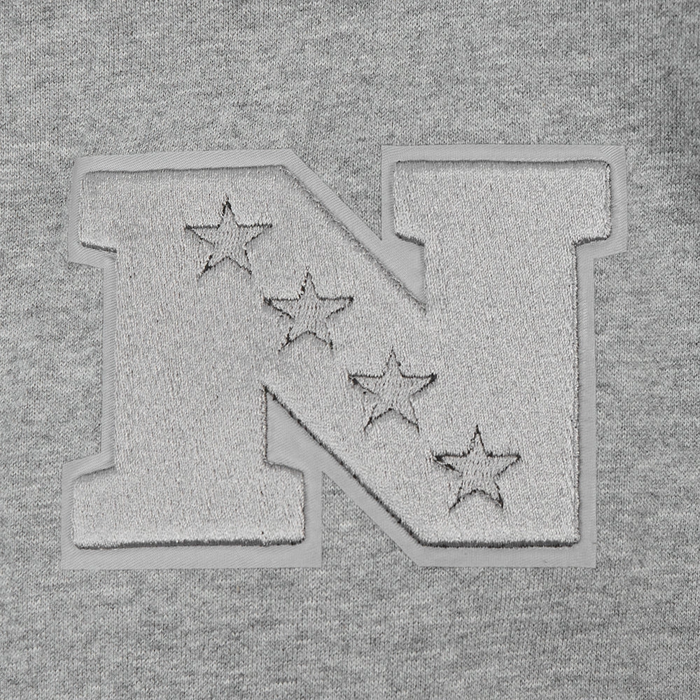 NFL SEATTLE SEAHAWKS NEUTRAL MEN'S DROP SHOULDER PULLOVER HOODIE (DARK HEATHER GRAY)