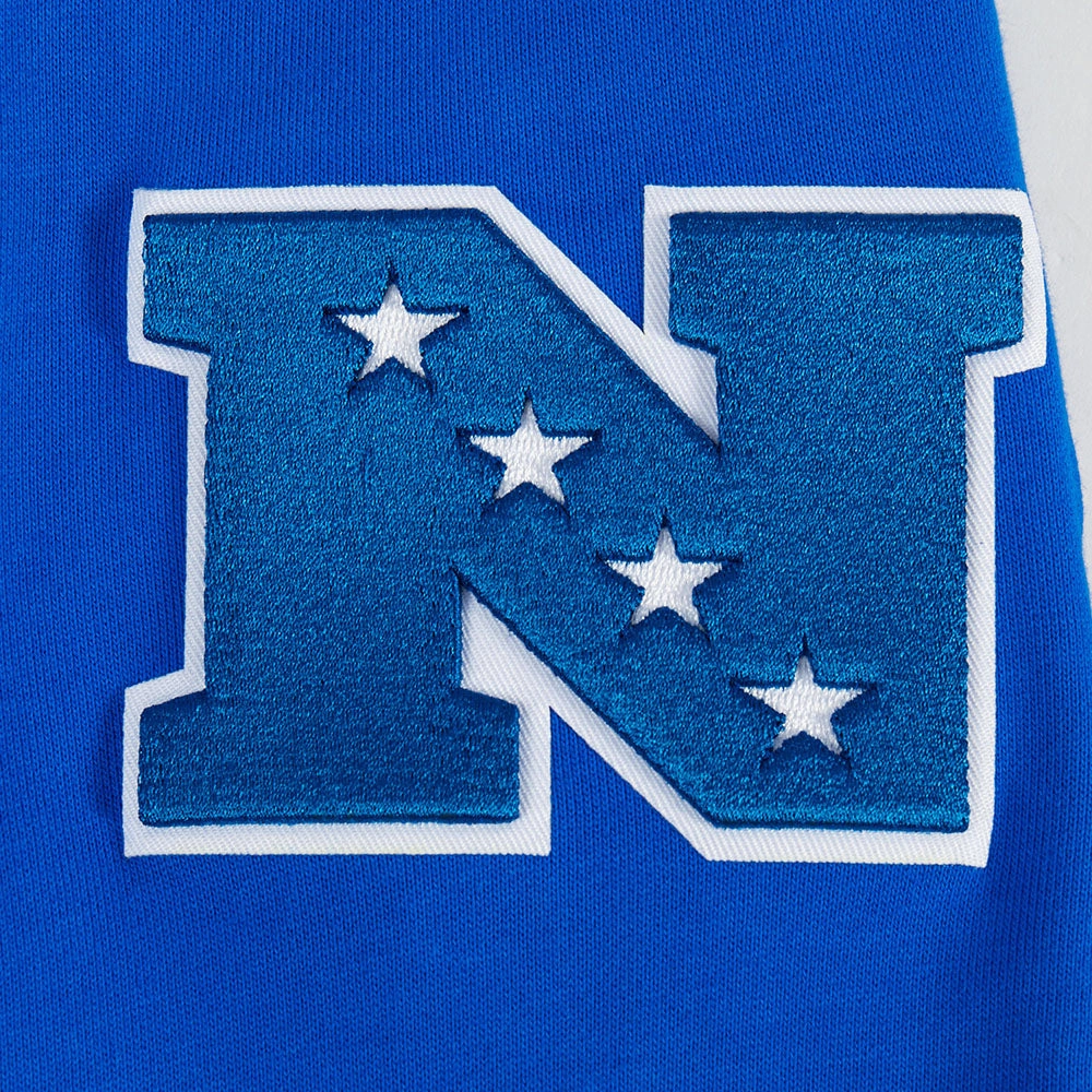 NFL SEATTLE SEAHAWKS RETRO CLASSIC MEN'S PULLOVER HOODIE (ROYAL BLUE)