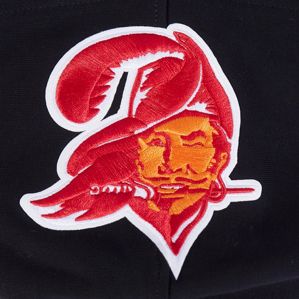NFL TAMPA BAY BUCCANEERS RETRO CLASSIC MEN'S PULLOVER HOODIE (BLACK)