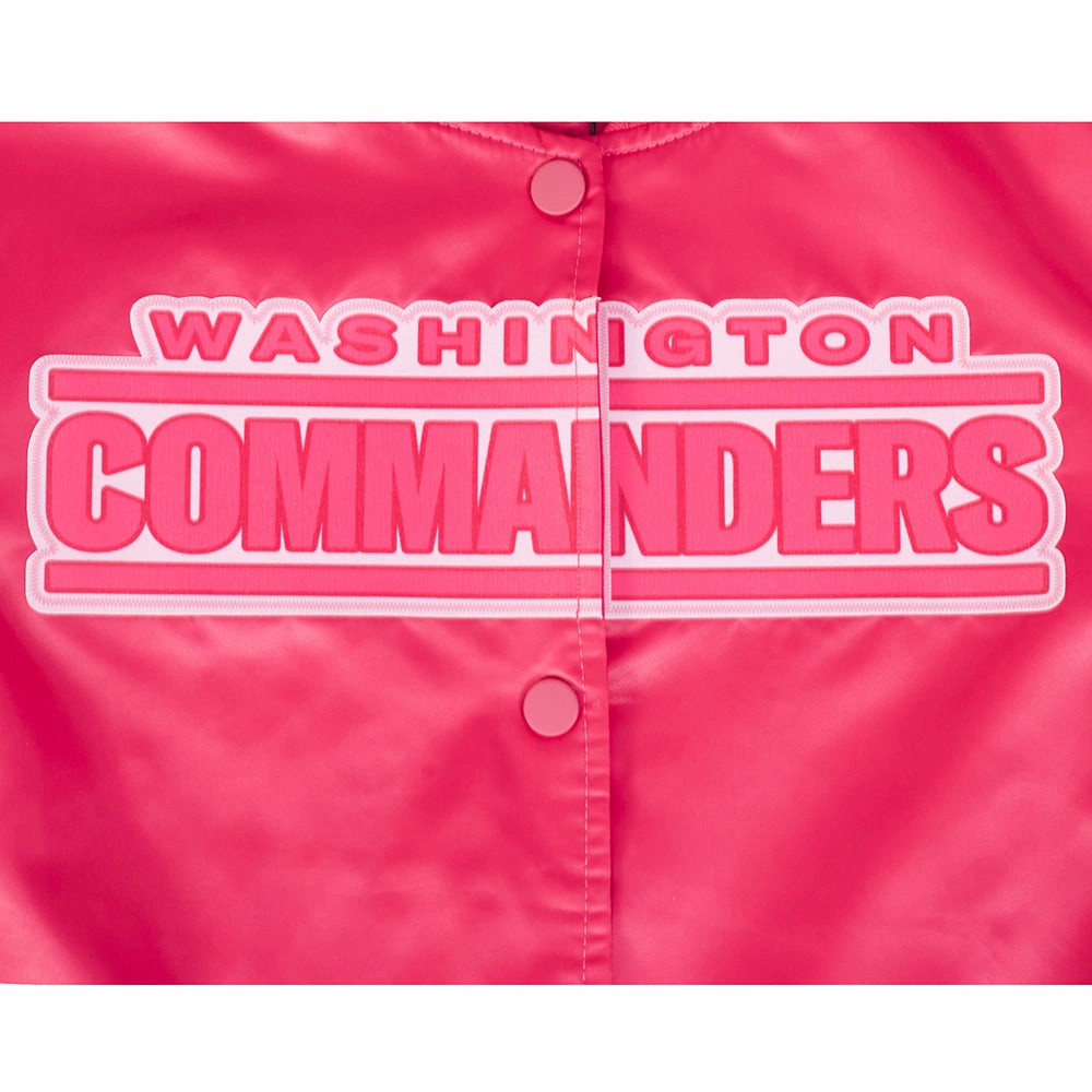 NFL TENNESSEE TITANS TRIPLE PINK WOMEN'S SATIN JACKET (BEETROOT PURPLE)