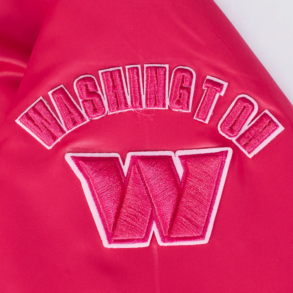 NFL TENNESSEE TITANS TRIPLE PINK WOMEN'S SATIN JACKET (BEETROOT PURPLE)
