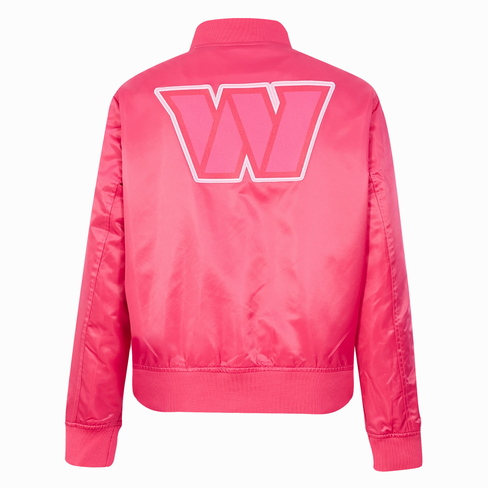 NFL TENNESSEE TITANS TRIPLE PINK WOMEN'S SATIN JACKET (BEETROOT PURPLE)