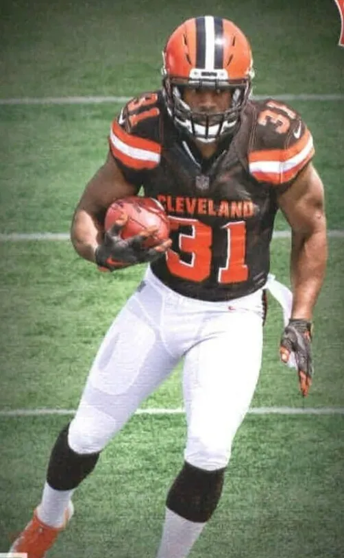Nick Chubb Signed Cleveland Browns Jersey (Beckett) #31 His Rookie Year Number