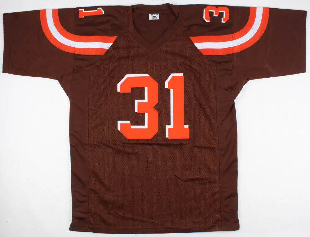 Nick Chubb Signed Cleveland Browns Jersey (Beckett) #31 His Rookie Year Number