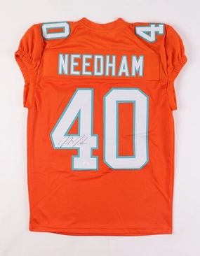 Nik Needham Signed Miami Dolphins Jersey (JSA COA) Ex UTEP Miners Defensive Back