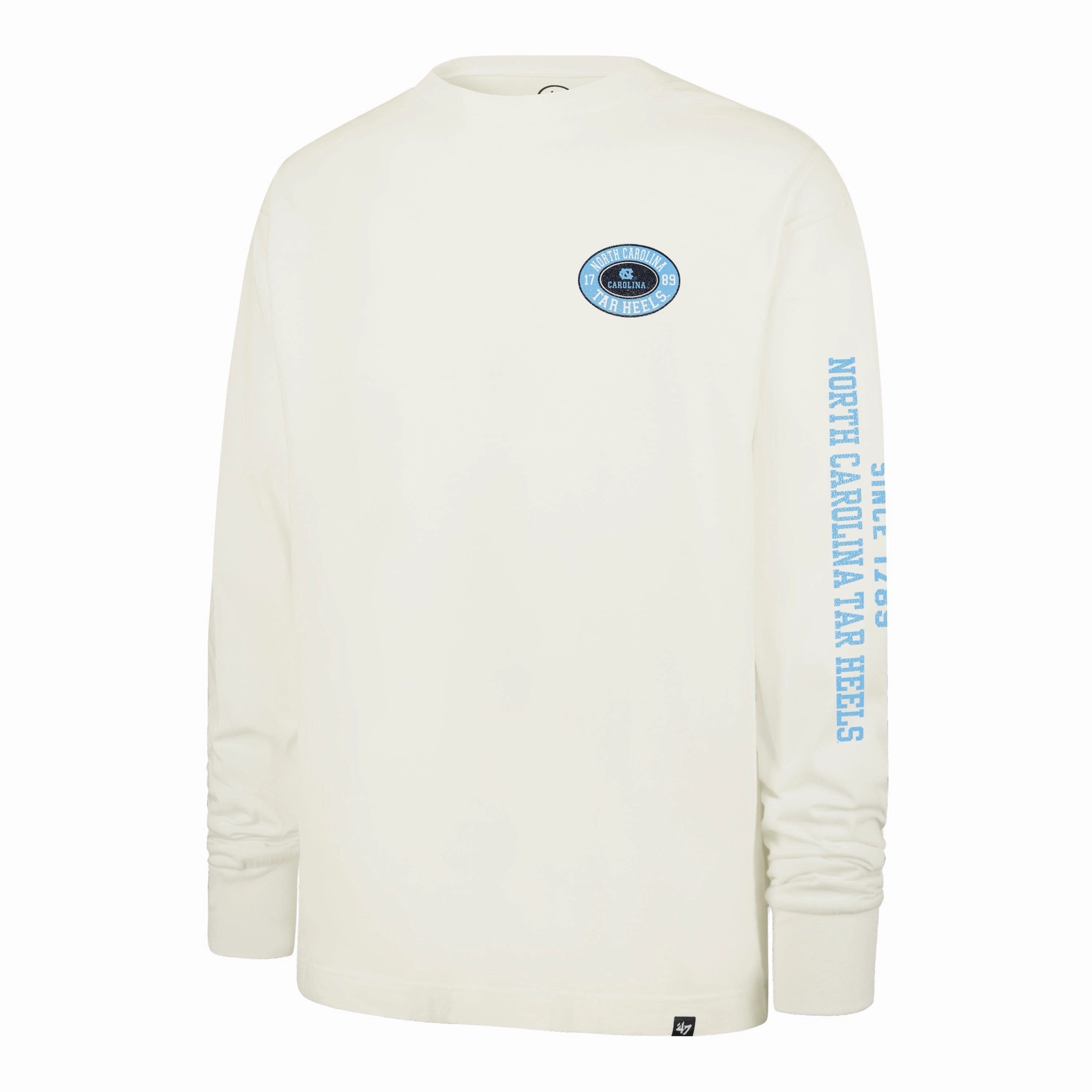 NORTH CAROLINA TAR HEELS UNC TIDE SWEEP MONTAUK '47 FOUNDATION LONG SLEEVE