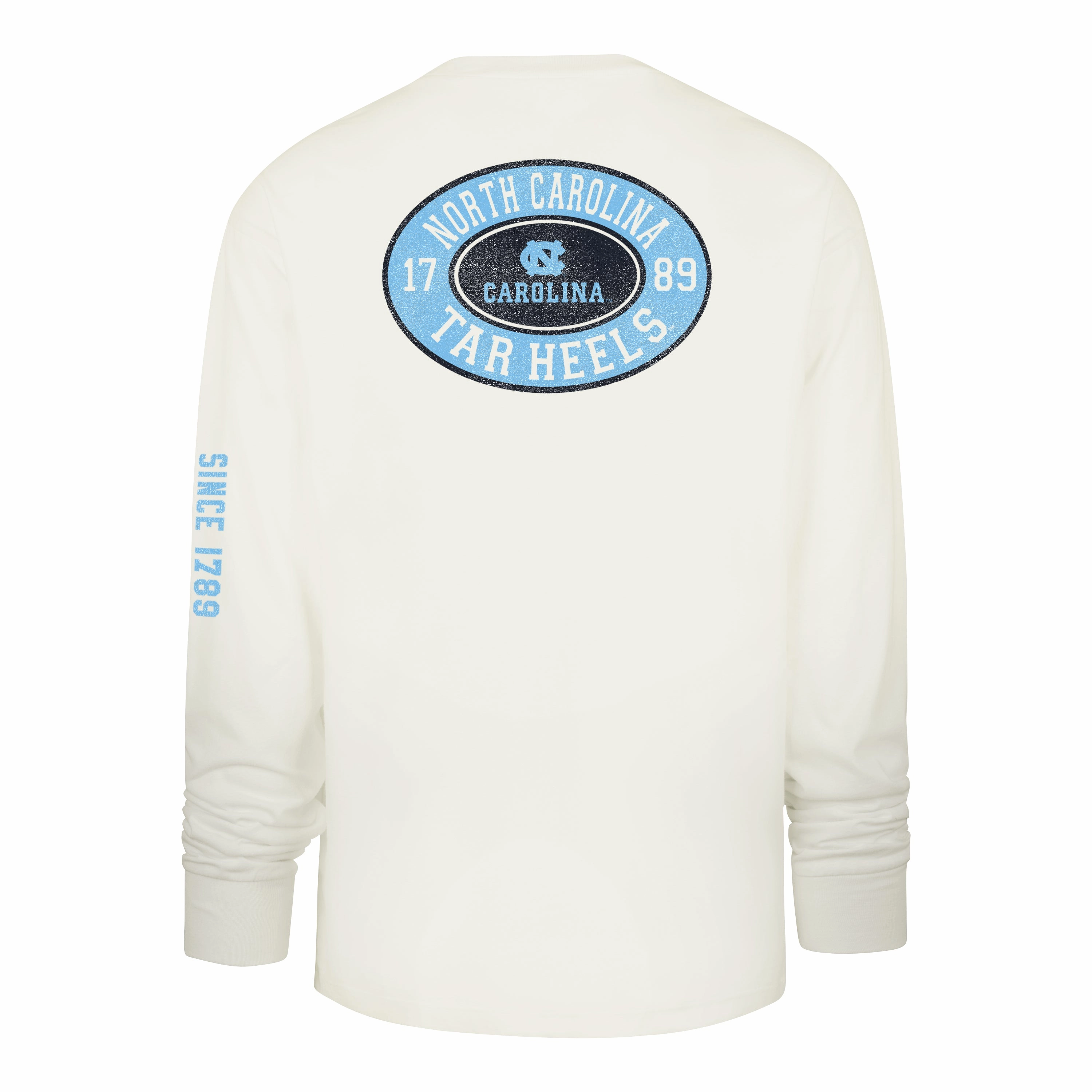 NORTH CAROLINA TAR HEELS UNC TIDE SWEEP MONTAUK '47 FOUNDATION LONG SLEEVE