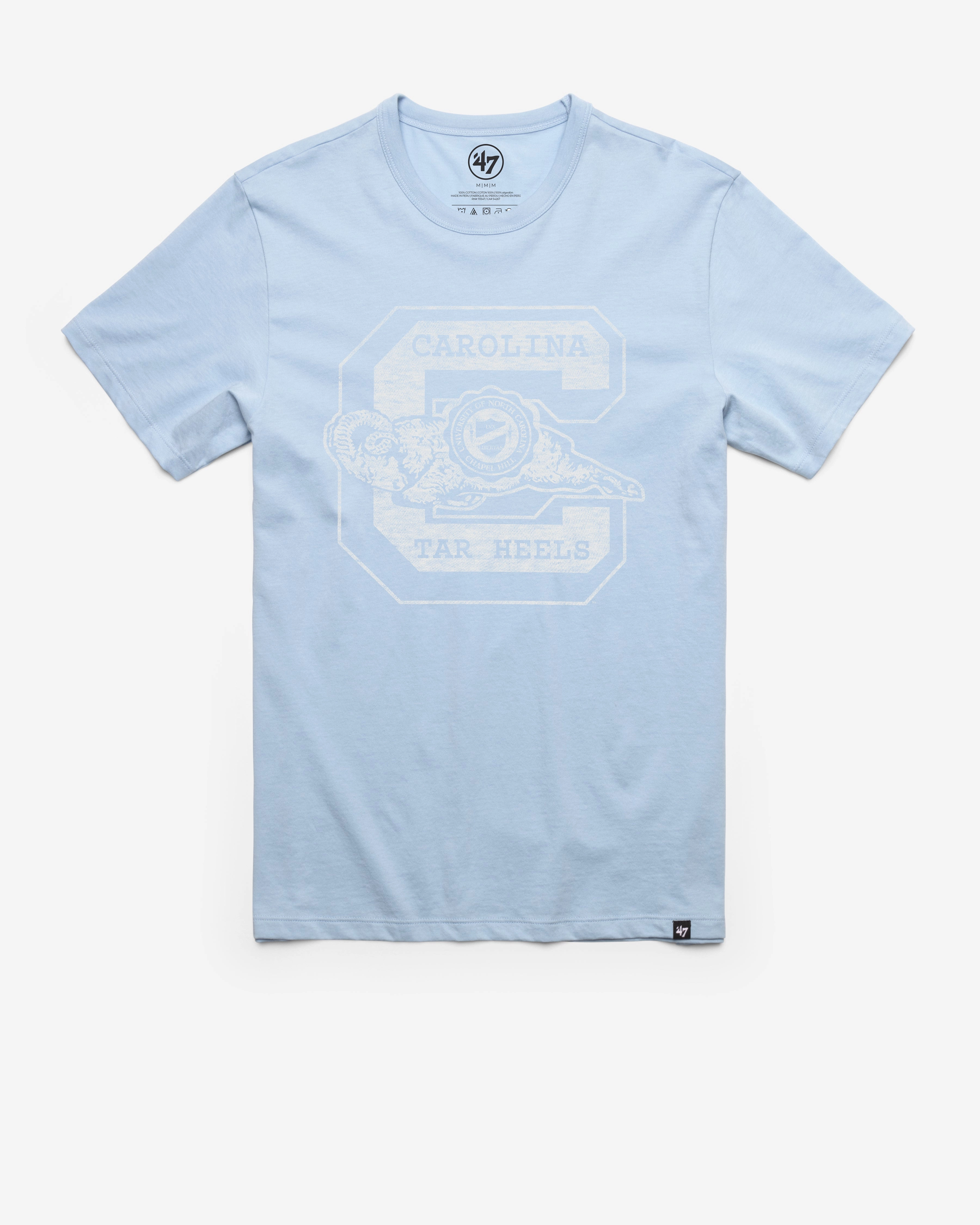 NORTH CAROLINA TAR HEELS UNC VINTAGE PREMIER '47 FRANKLIN TEE
