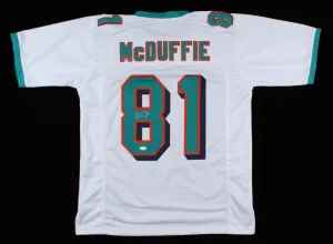 O. J. McDuffie Signed Dolphins Jersey (JSA COA) Miami W.R (19932001) Penn State