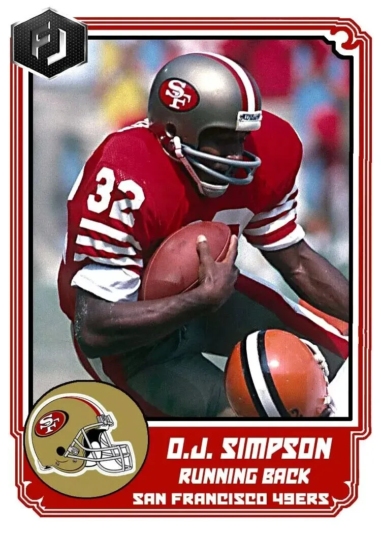 O.J. Simpson Signed San Francisco 49ers Jersey (JSA COA) 5Pro Bowl Running Back