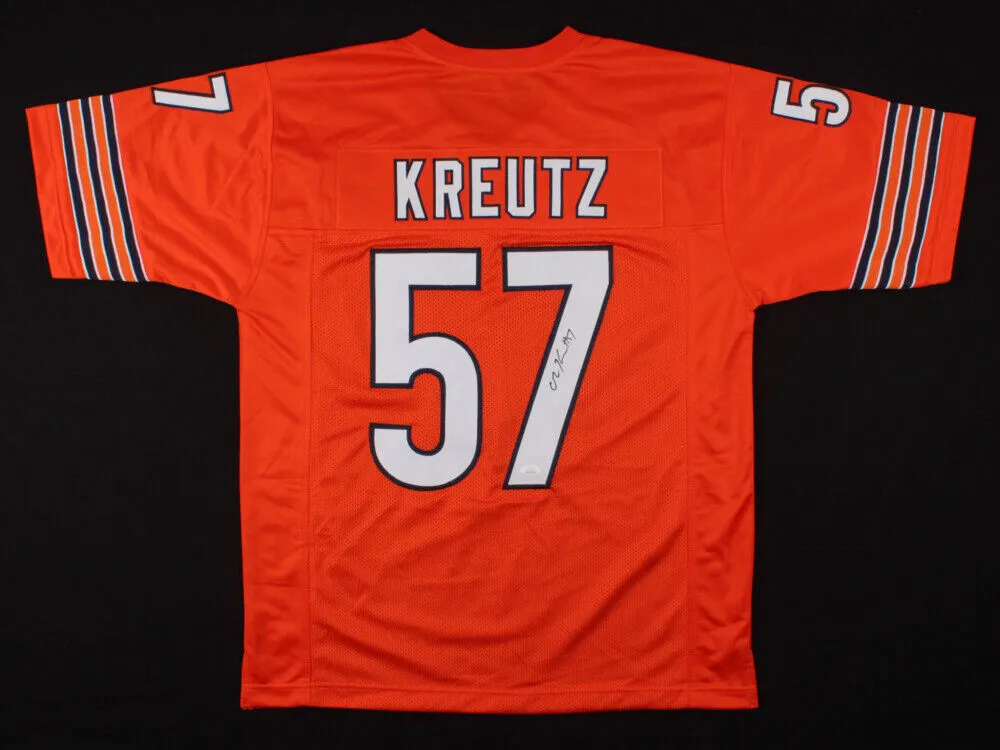 Olin Kreutz Signed Chicago Bears Jersey (JSA COA) 6Pro Bowl (20012006) Center