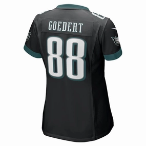 P.Eagles #88 Dallas Goedert Black Game Jersey Stitched American Football Jerseys