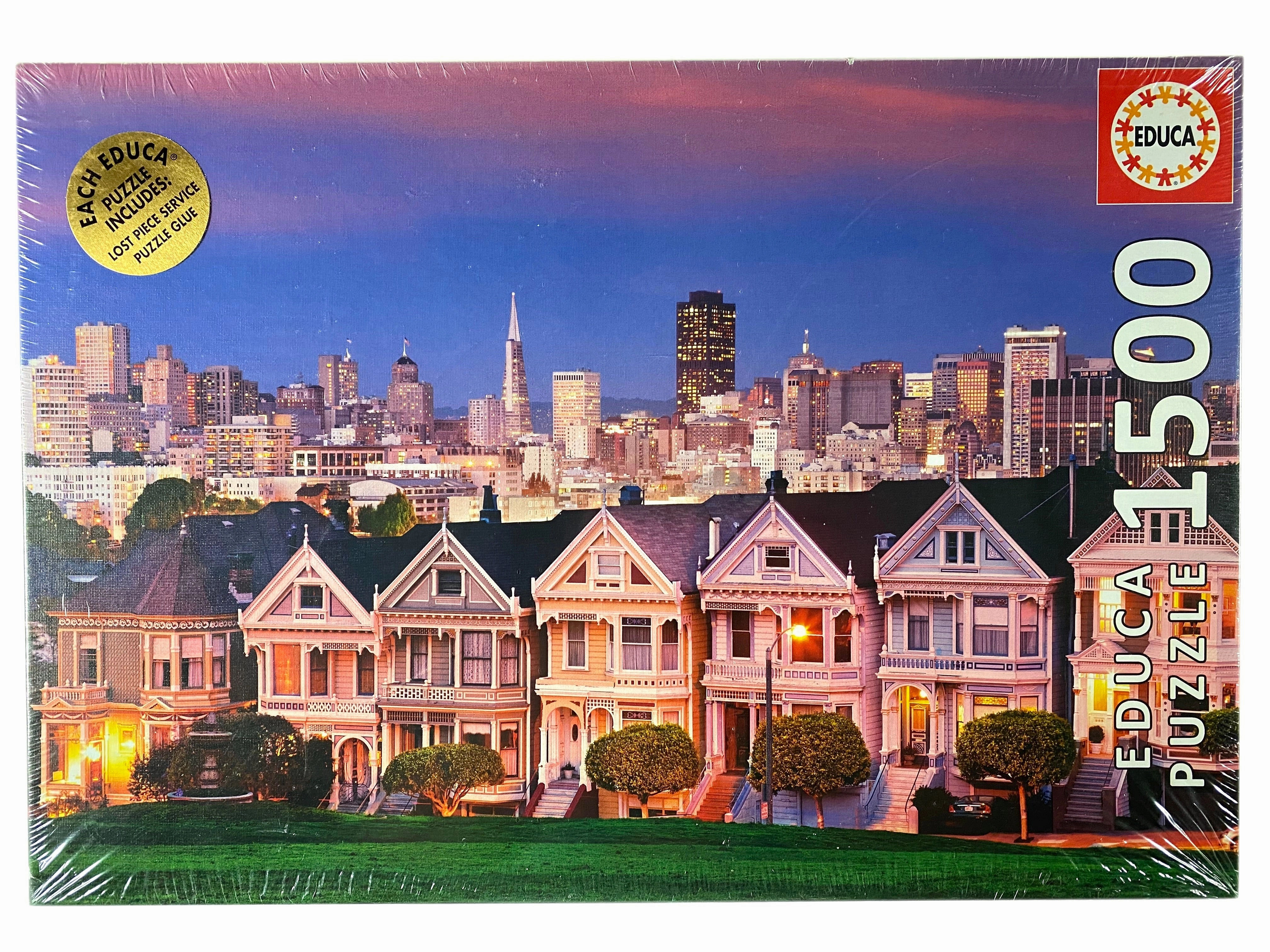 Painted Ladies San Francisco 1500 Piece Puzzle