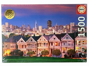 Painted Ladies San Francisco 1500 Piece Puzzle