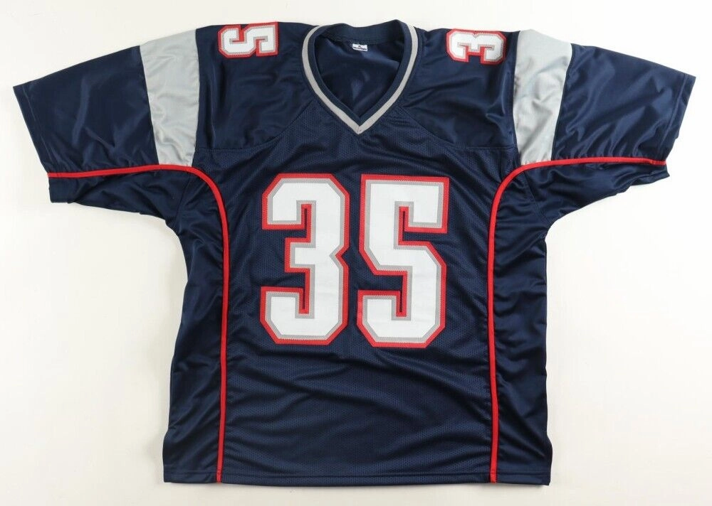 Patrick Pass Signed New England Patriots Jersey "3x SB Champ" (JSA COA) Fullback