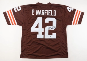 Paul Warfield Signed Cleveland Browns Jersey "HOF 83" (Playball Ink Hologram) WR