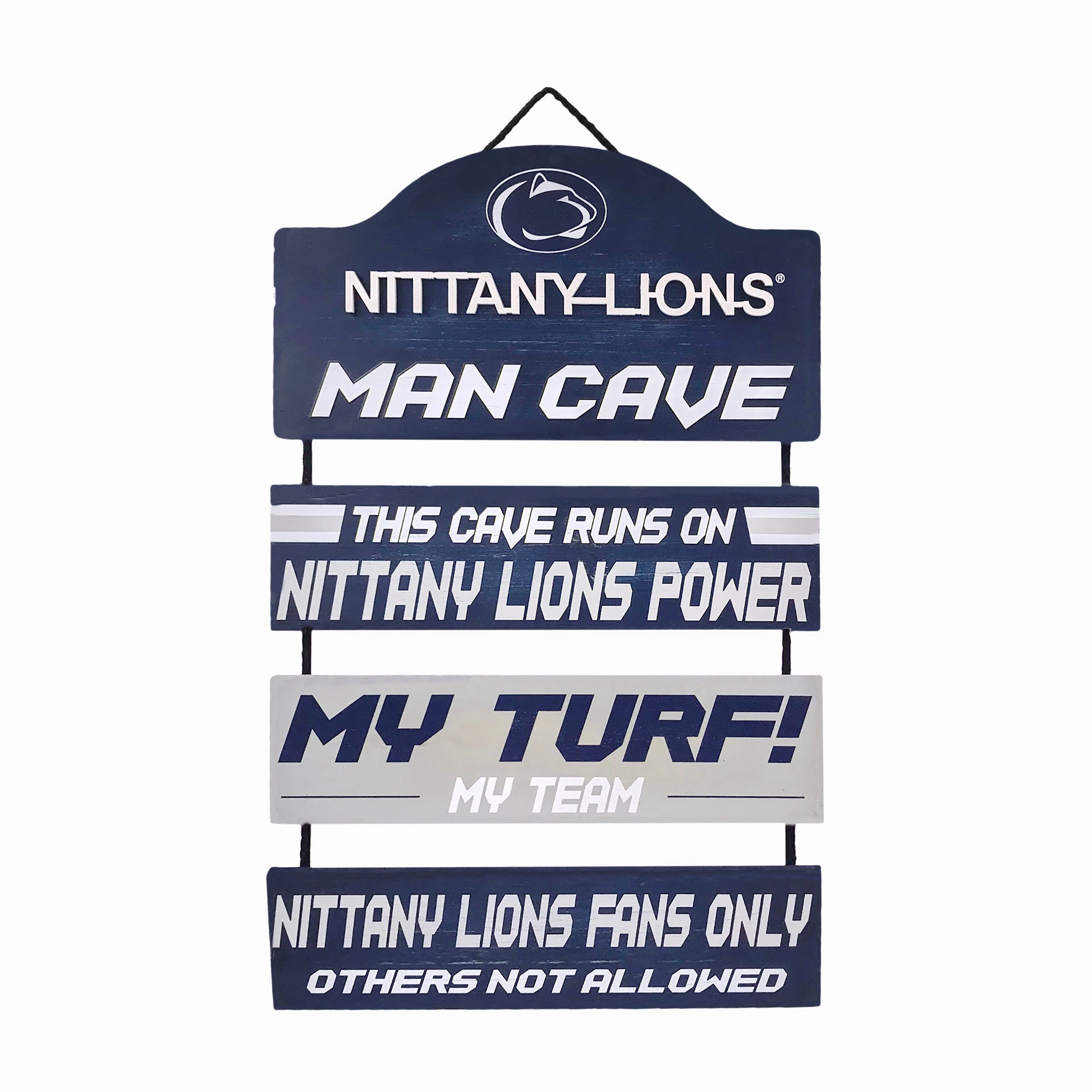 Penn State Nittany Lions NCAA UK Man Cave Dangle Sign