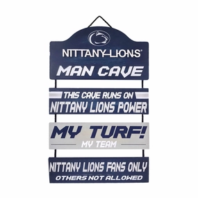 Penn State Nittany Lions NCAA UK Man Cave Dangle Sign