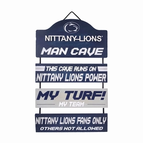 Penn State Nittany Lions NCAA UK Man Cave Dangle Sign