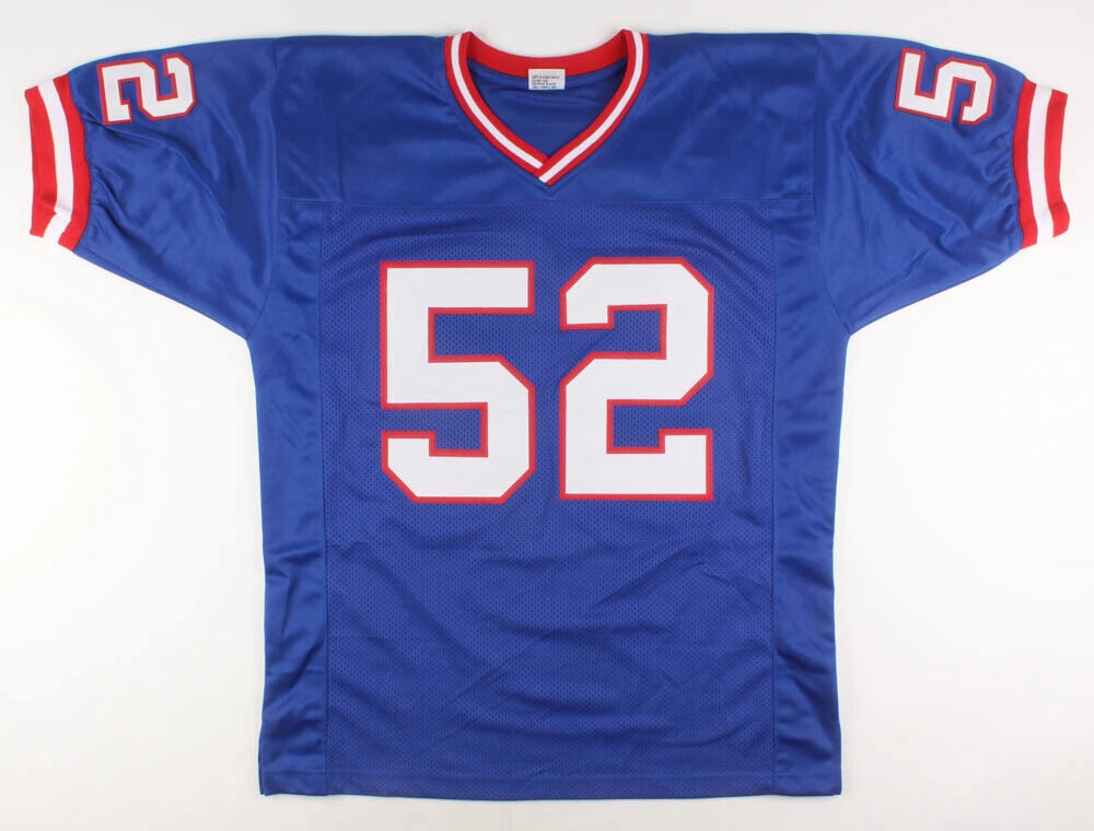 Pepper Johnson Signed New York Giants Jersey (JSA COA) 2xSuper Bowl Champion